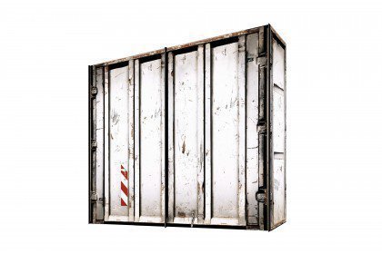 express cargo kleiderschrank container weiß | möbel letz - ihr online-shop