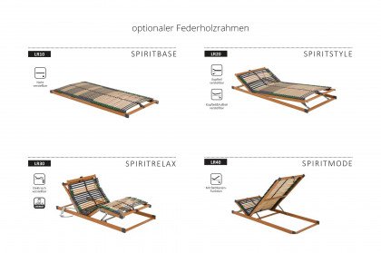 Metro-System von Dico - Polsterbett 820.00 in Anthrazit