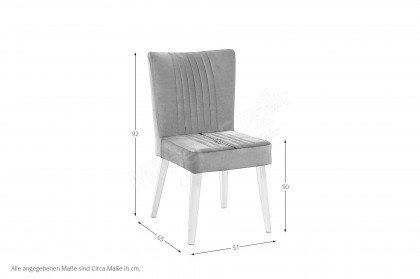 Jan von Standard Furniture - Stuhl aus Eiche natur/ petrol