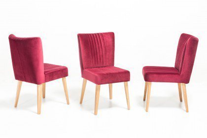 Jan von Standard Furniture - Stuhl aus Eiche bianco/ chianti