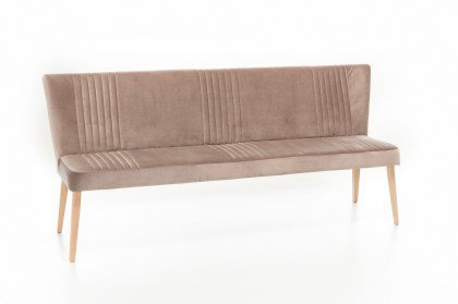 Jennifer von Standard Furniture - Bank Eiche/ taupe, ca. 205 cm