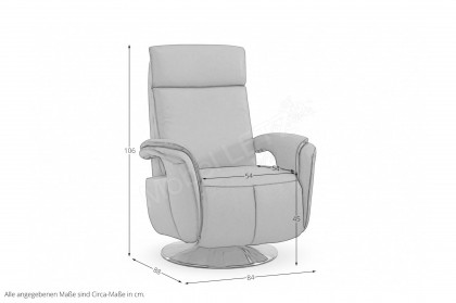 PN-RS14008 von Polinova - Relaxsessel bordeaux