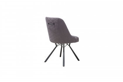 Eefje von HABUFA - Stuhl antracite/ Metall schwarz