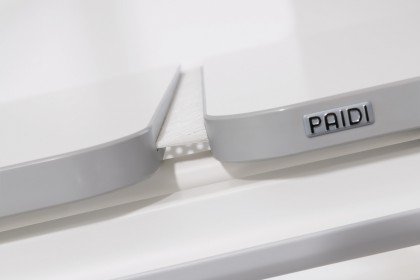 Diego 130 GT von Paidi - Schreibtisch mit geteilter Platte weiß