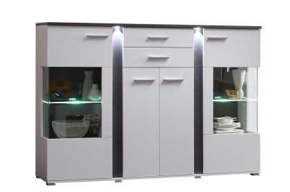 Spurt von Innostyle - Highboard weiß/ Betonoxid