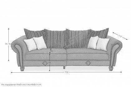 Carlos von Grant Factory - Big-Sofa braun