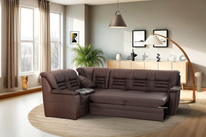 Merlin von Grant Factory - Eckcouch Variante links kastanie