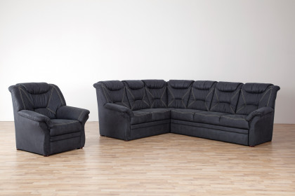 Nelson-LE18 von Grant Factory - Sofaecke Variante links anthrazit