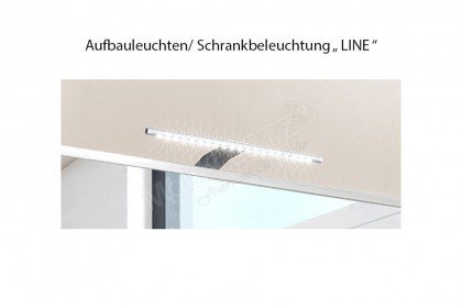 Click von Wimex - Schrank in Weiß mit Absetzung graphit
