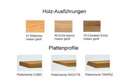Oak Edition von Niehoff Sitzmöbel - Tisch Eiche/ Eisen schwarz