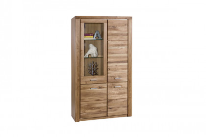 Tabea-living von Elfo Möbel - Vitrine Wildeiche geölt