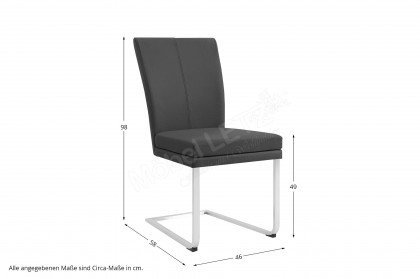 Colorado von Niehoff Sitzmöbel - Stuhl mit Schwing-Gestell