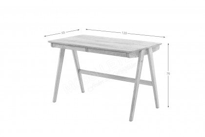 DELIA von MCA furniture - Schreibtisch Asteiche
