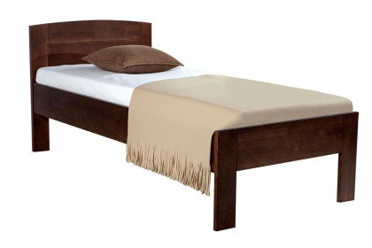 Comfort von BED BOX - Holzbett in Buche wenge mit Komforthöhe