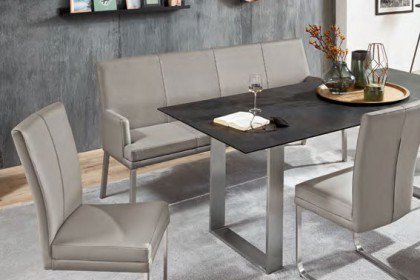 Primus von Niehoff Sitzmöbel - Tisch Granit-Design/ Edelstahl