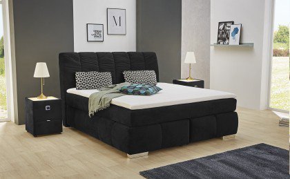 Valentina von Jockenhöfer - Boxspringbett 180 schwarz