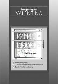 Valentina von Jockenhöfer - Boxspringbett 180 schwarz