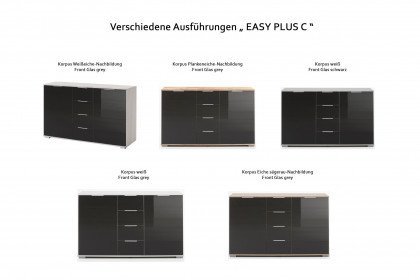 Easy Plus von Wimex - große Kommode in Holznachbildung/ grau