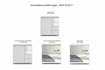 Easy Plus von Wimex - Schlafzimmerkommode mit Glasfront