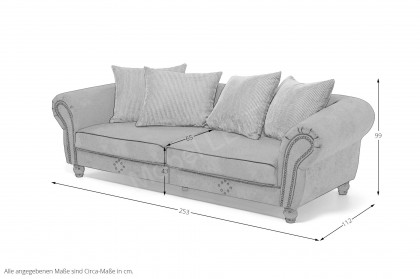 Carlos von Grant Factory - Chesterfield-Sofa braun-beige
