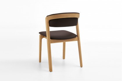 Classic 3 von Wöstmann S-Kultur - Stuhl in Leder braun