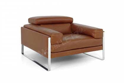 Romeo-LE18 von Calia Italia - Sessel cognac