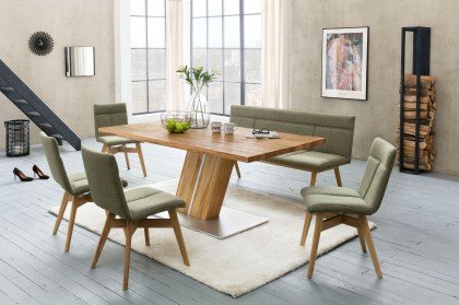 Calgary von Standard Furniture - Esstisch aus Eichenholz, rustik