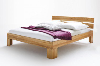 Zenna von Cinall - Doppelbett aus Kernbuchenholz