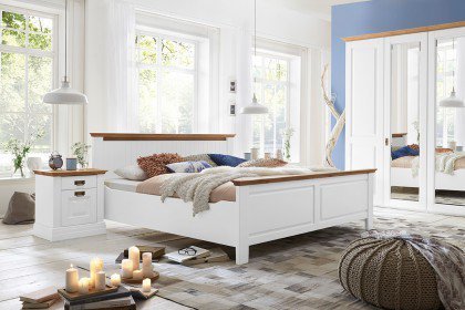 Nordic Dreams von Gomab - Doppelbett weiß im Landhausstil
