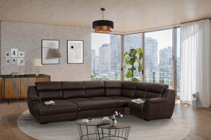 Danny von Grant Factory - Wohnlandschaft rechts dunkelbraun