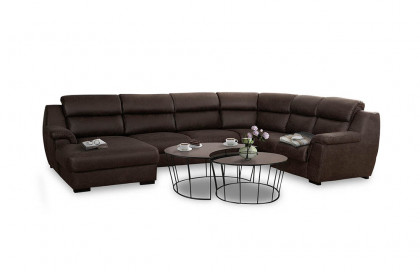 Danny von Grant Factory - Wohnlandschaft rechts dunkelbraun