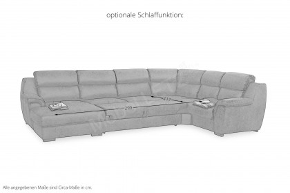 Danny von Grant Factory - Wohnlandschaft rechts dunkelbraun