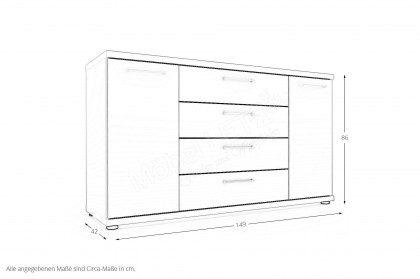Bern von Wiemann - Kommode weiß