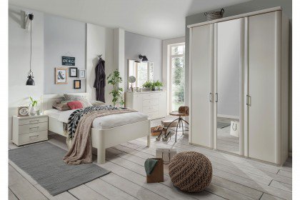 Bern von Wiemann - Schlafzimmer weiß mit Einzelbett