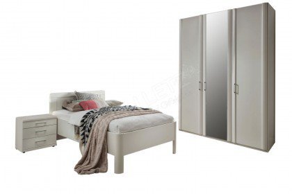 Bern von Wiemann - Schlafzimmer weiß mit Einzelbett