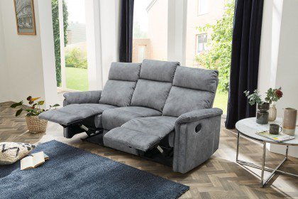 Amrum von Pro.Com - 3-sitziges Sofa hellgrau