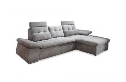 Nalo-LE19 von ED-Lifestyle - Ecksofa rechts schlamm