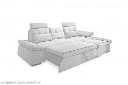 Nalo-LE19 von ED-Lifestyle - Ecksofa rechts schlamm