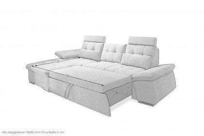 Nalo-LE19 von ED-Lifestyle - Ecksofa links schlamm