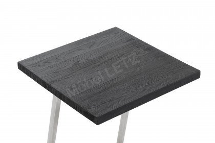 EZ 40-L-K von Henke Möbel - Beistelltisch in Alteiche/ Edelstahl