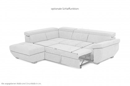 Speedway von COTTA - Polsterecke links grey-charcoal
