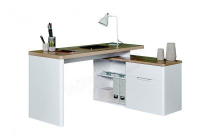 Cuuba Libre 150 von Jahnke - Schreibtisch mit Sideboard