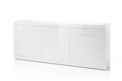 Carat von IMV Steinheim - Sideboard 7Wi2CA51 in Weiß Hochglanz