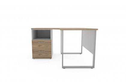 New York von Priess Möbel - Eckschreibtisch mit Container