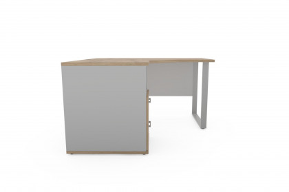 New York von Priess Möbel - Eckschreibtisch mit Container