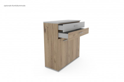 New York von Priess Möbel - Kombi-Kleiderschrank ca. 92 cm breit