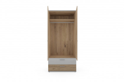 New York von Priess Möbel - Kombi-Kleiderschrank ca. 92 cm breit