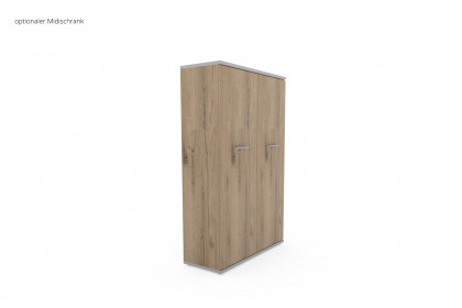 New York von Priess Möbel - Kombi-Kleiderschrank ca. 92 cm breit