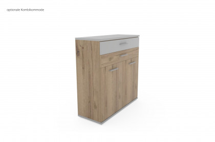 New York von Priess Möbel - Kombi-Kleiderschrank ca. 92 cm breit