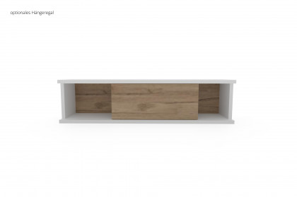 New York von Priess Möbel - Midischrank lichtweiß/ Risseiche